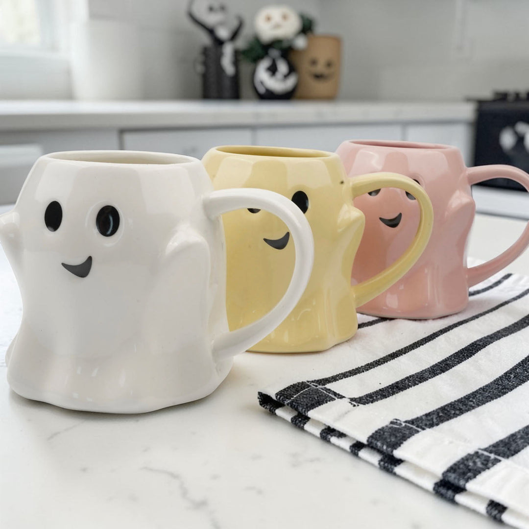 Ghost Ceramic Coffee Mug Halloween Spooky Drinkware Great Gift for Coffee Lovers