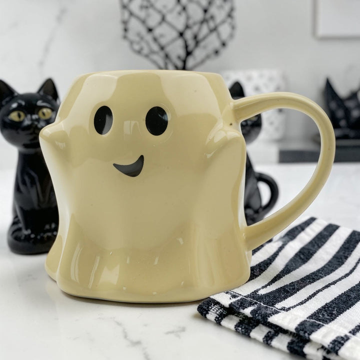 Ghost Ceramic Coffee Mug Halloween Spooky Drinkware Great Gift for Coffee Lovers