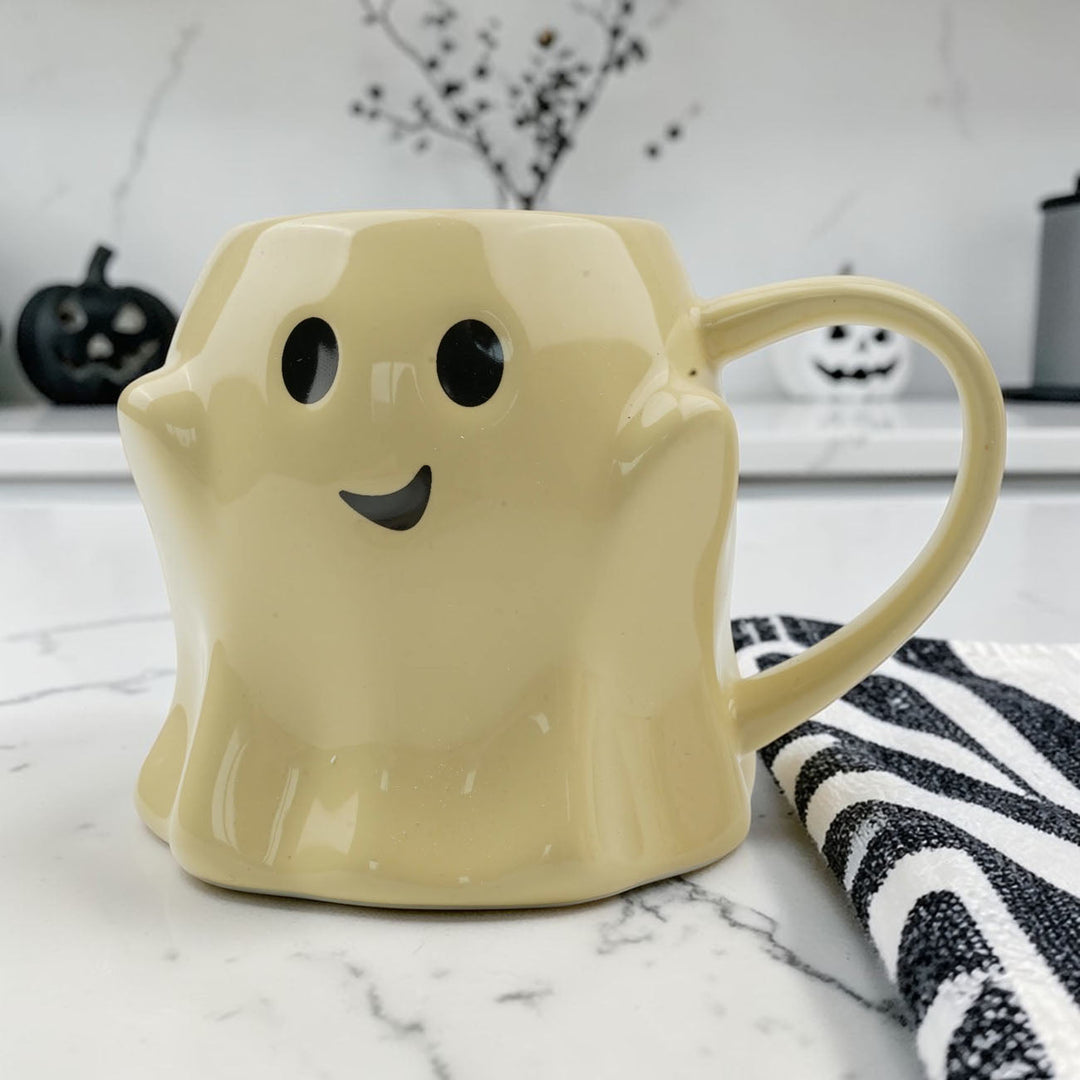 Ghost Ceramic Coffee Mug Halloween Spooky Drinkware Great Gift for Coffee Lovers