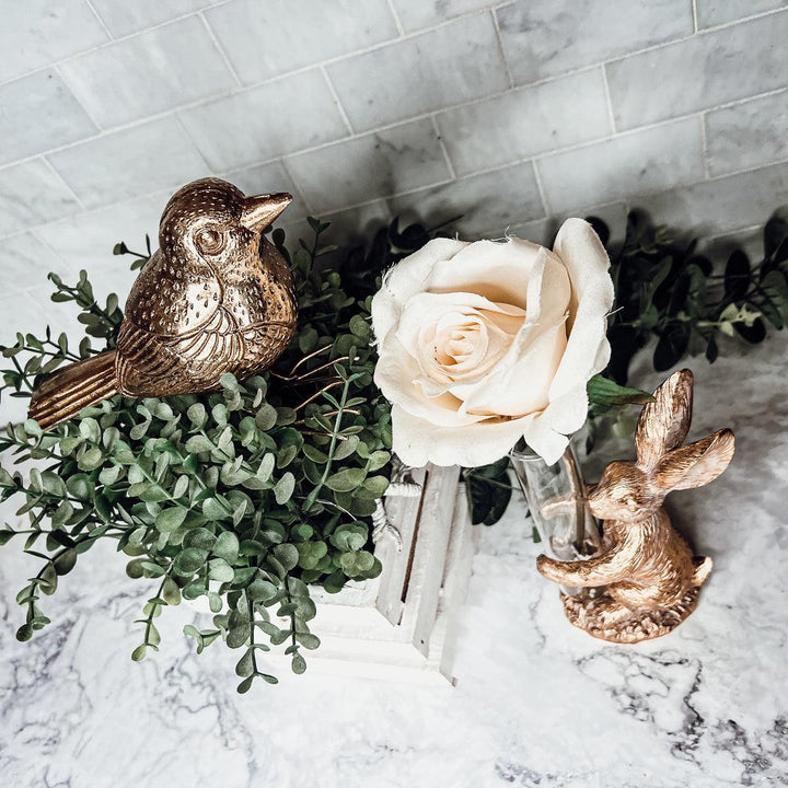 Gold Bunny Bud Vase