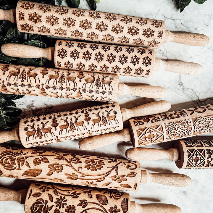 Christmas Rolling Pin Set | 10 Styles