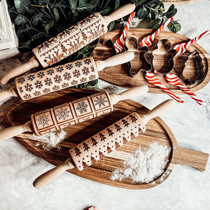 Christmas Rolling Pin Set | 10 Styles