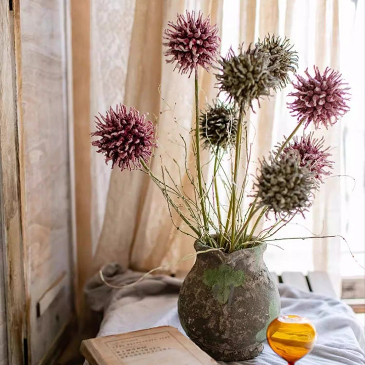 Rustic Thistle Pod Stem 27.5" Tall