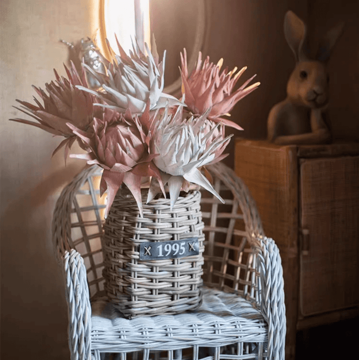 Artificial Artichoke Stem in Various Colors 37" Tall