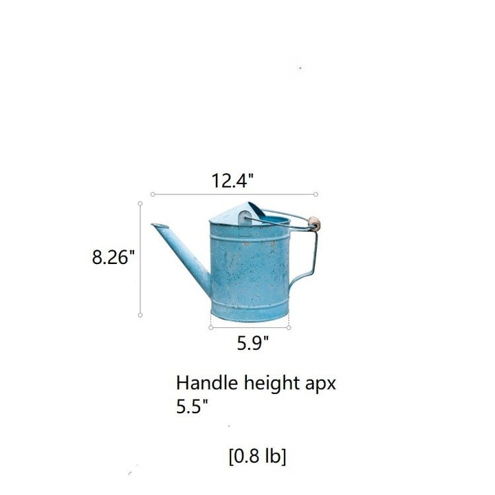 Blue Metal Rustic Watering Can