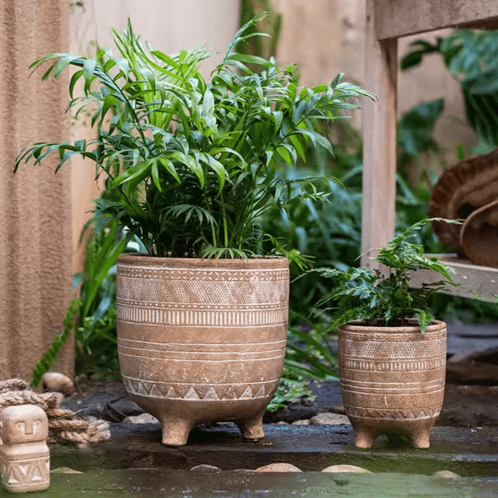 Bohemian Red Clay Planter