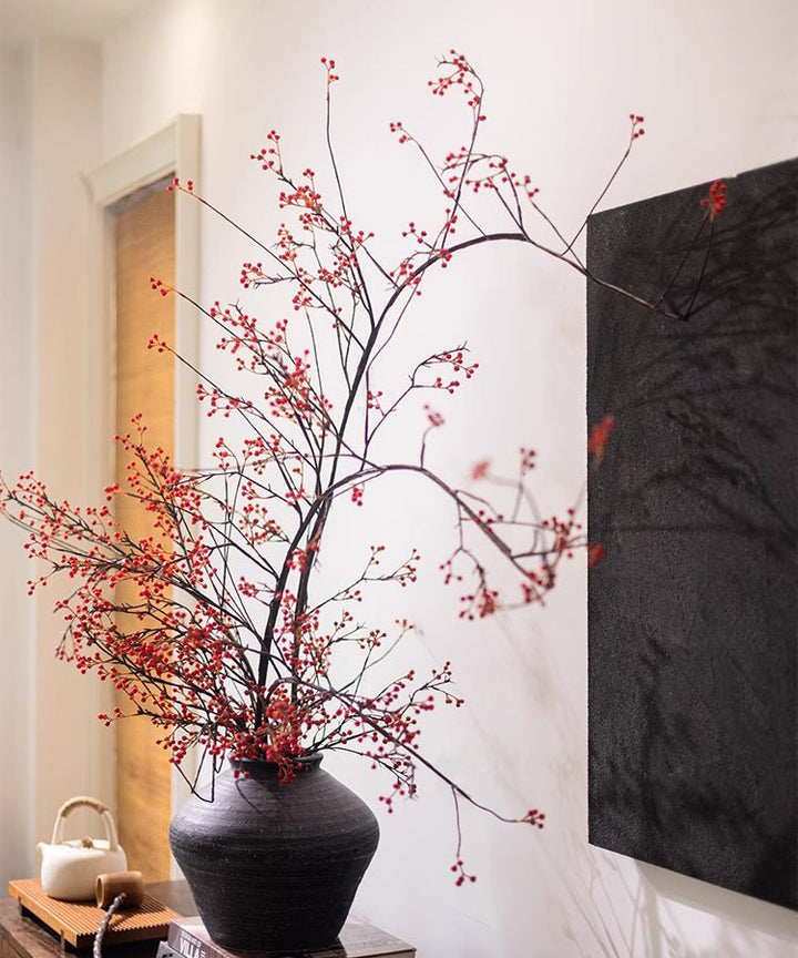 Rustic Berries on Tall Branch