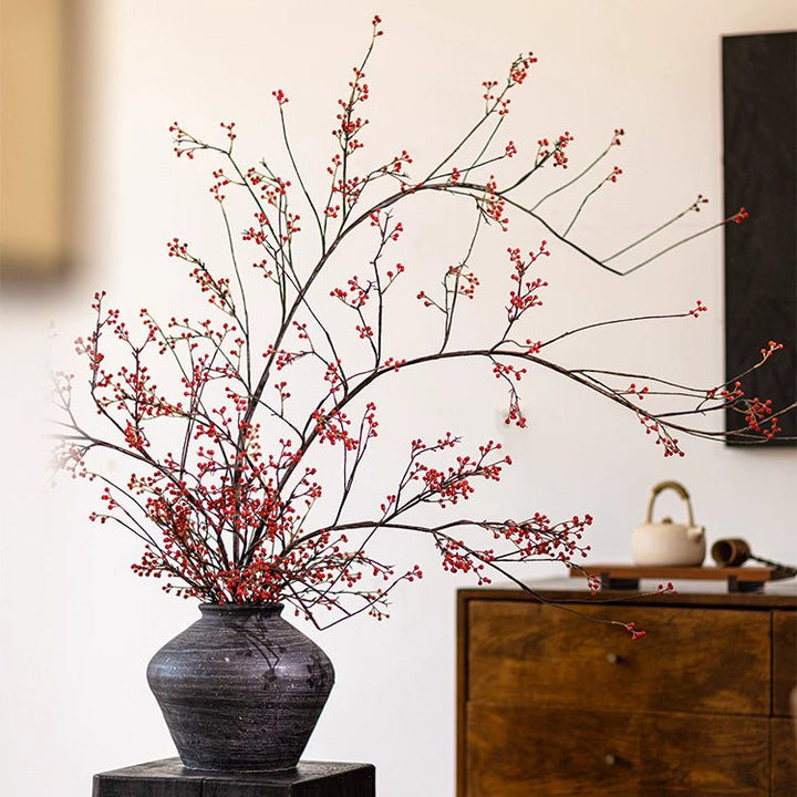 Rustic Berries on Tall Branch