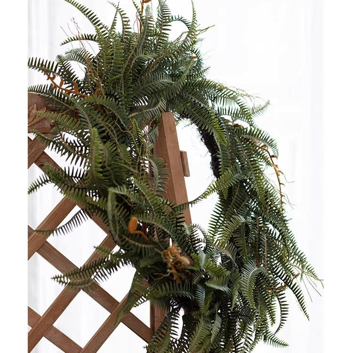 Evergreen Fern Garland and Wreath