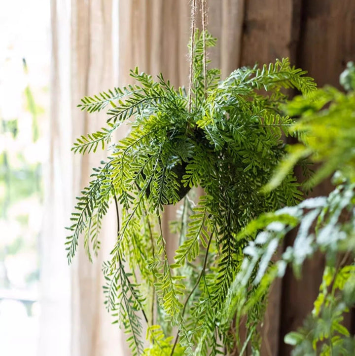 Artificial Fern Hanging Ball Decoration