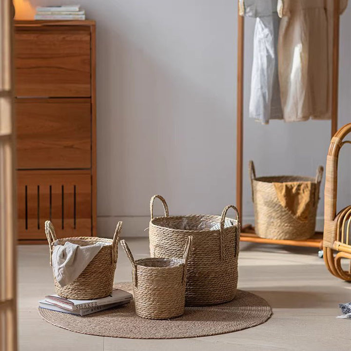 French Country Woven Planter Basket
