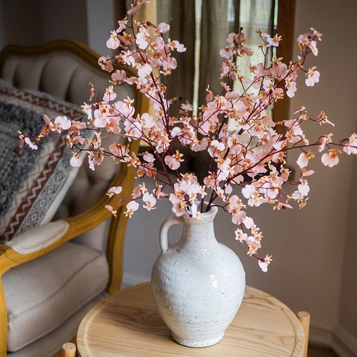 Impressionist Oncidium Orchid Stem in Pink 31" Tall