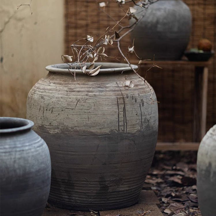 Large Antique Ceramic Pot
