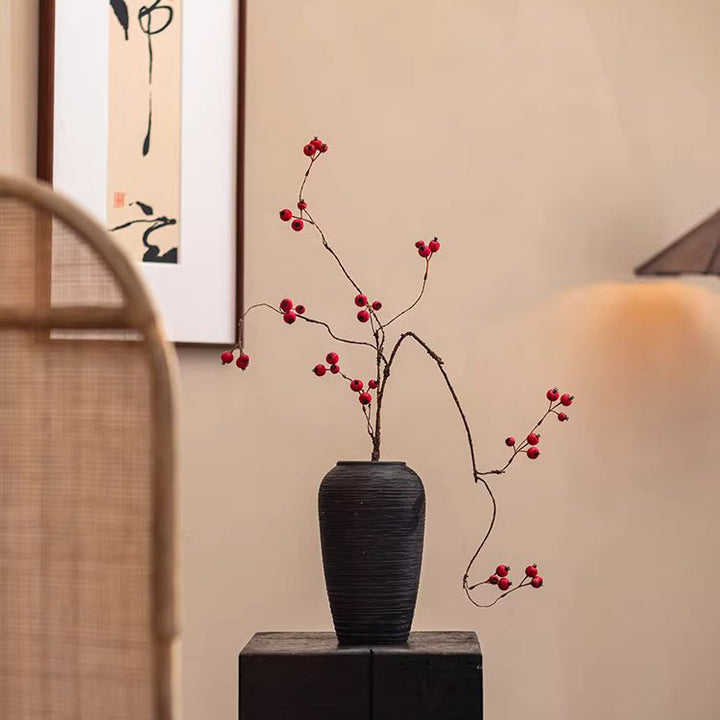 Leafless Berry Branch Stem 45.2" Tall