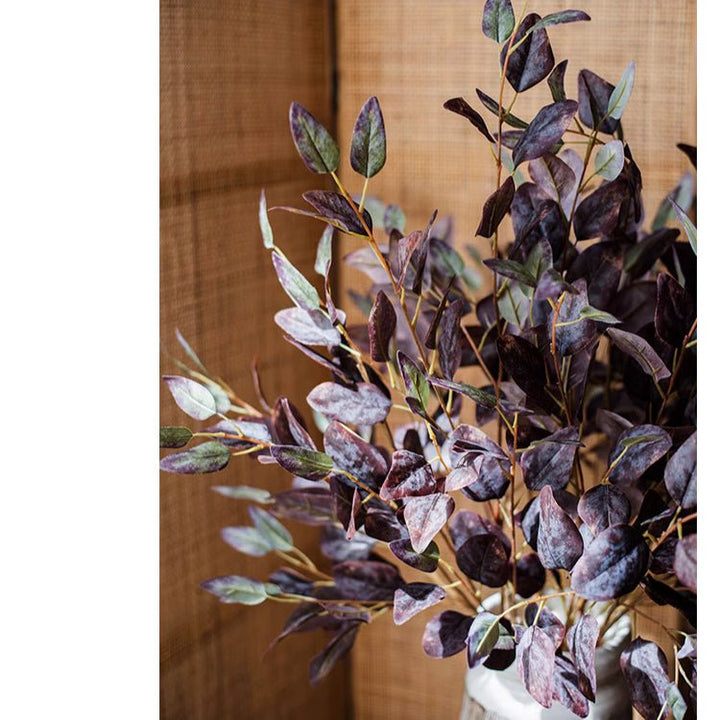Midnight Plum Eucalyptus Stem 37.7" Tall