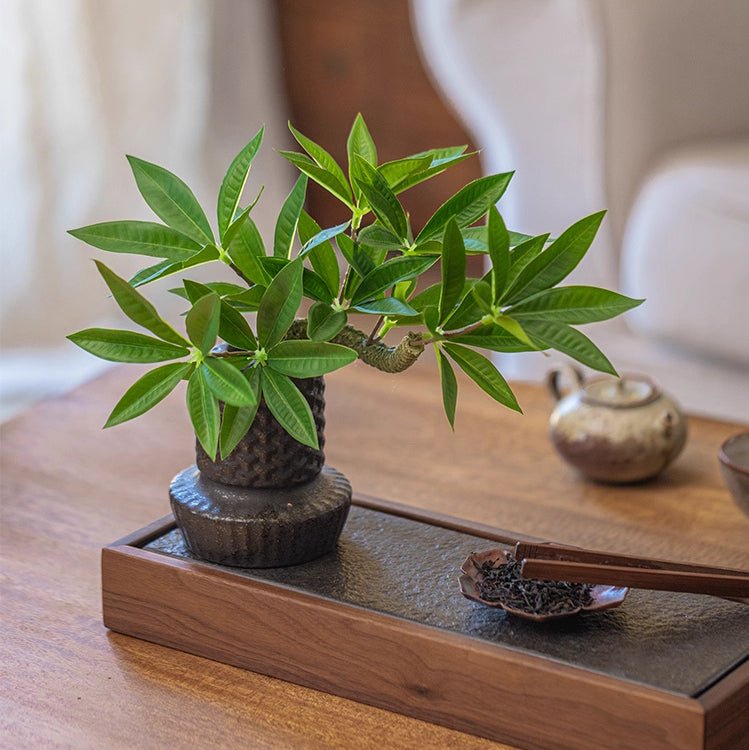 Mini Faux Potted Green Plant
