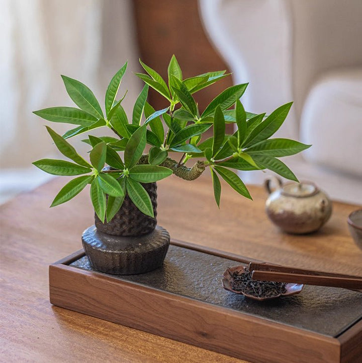 Mini Faux Potted Green Plant