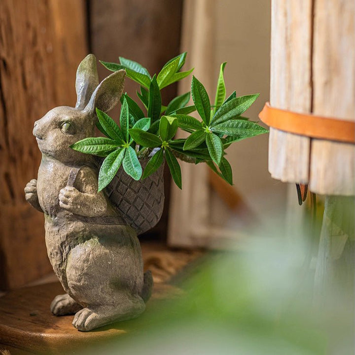 Mini Faux Potted Green Plant