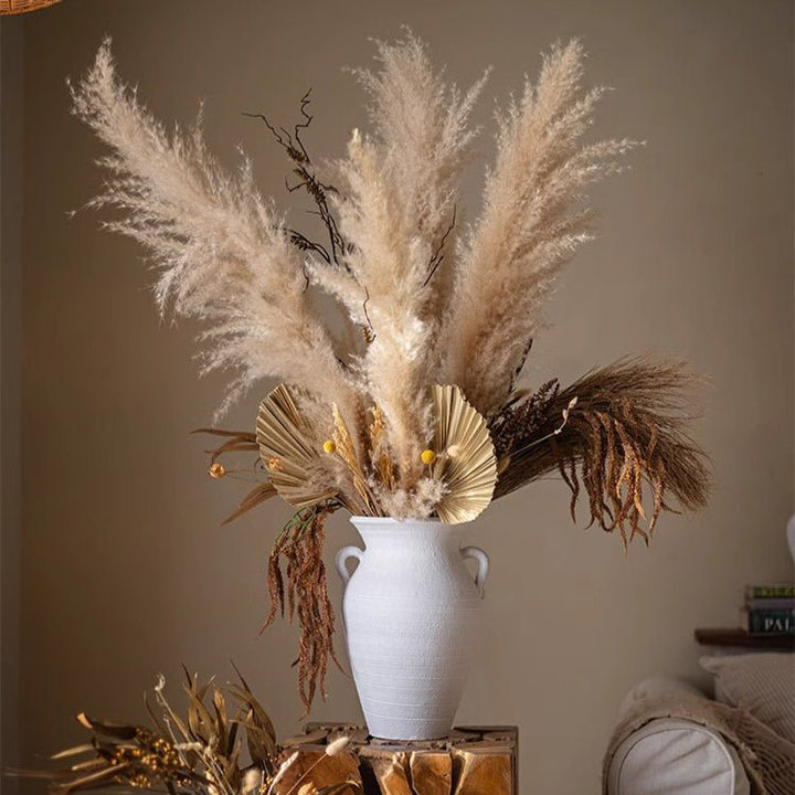 Natural Reed Stem 10 Stem Set 51" Tall