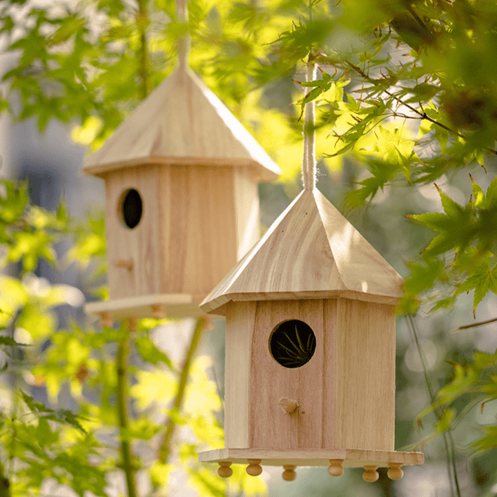 Natural Solid Wood Bird&
