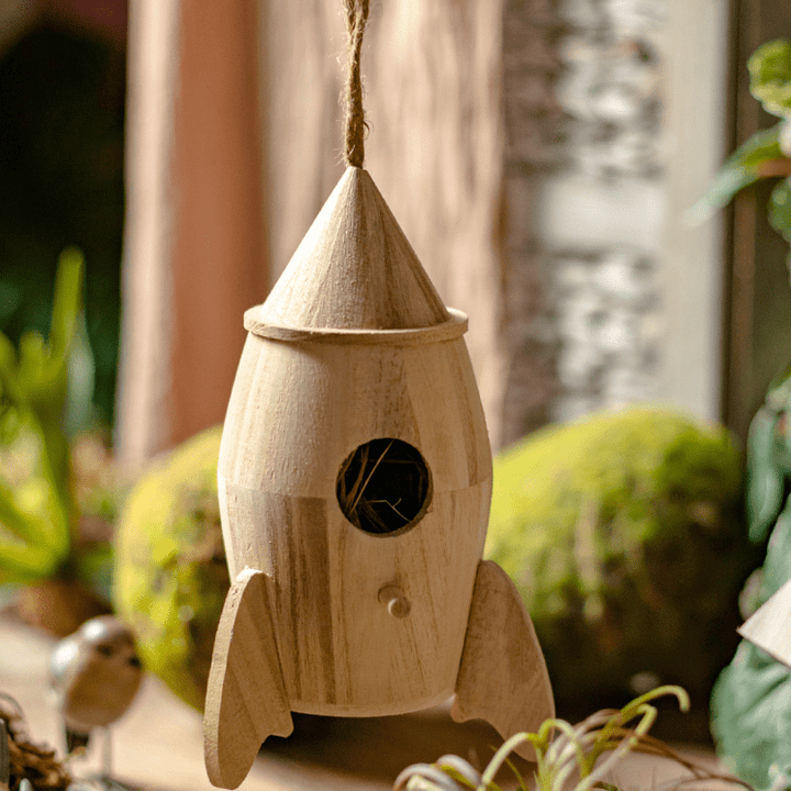 Natural Solid Wood Bird&