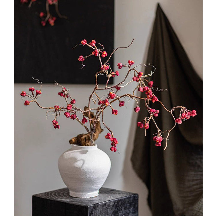 Artificial Red Budded Twig 41.7" Tall