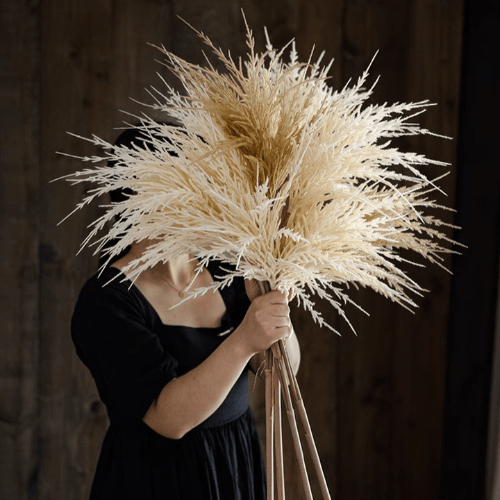 Artificial Elegant Reed Grass Stem 39" Tall