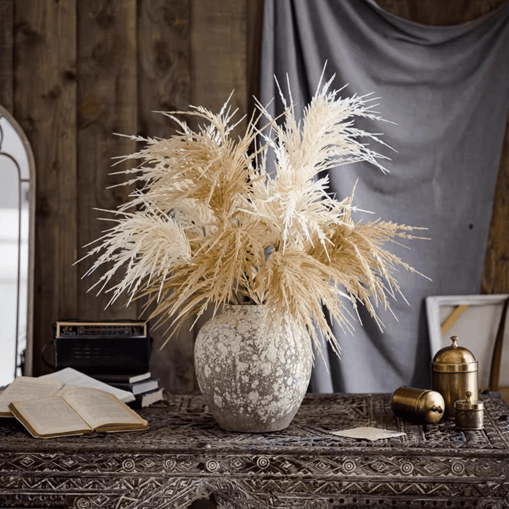 Artificial Elegant Reed Grass Stem 39" Tall