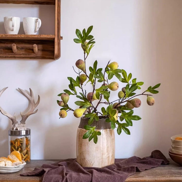 Wild Garden Faux Fig Stem 35.4" Tall