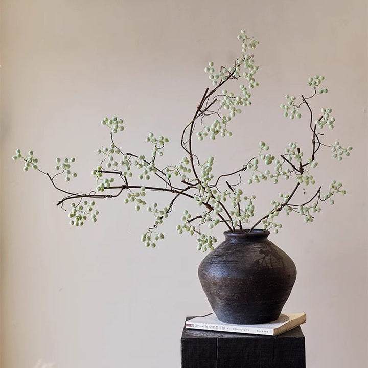 Zen Style Light Green Berry Stem 37.8" Tall