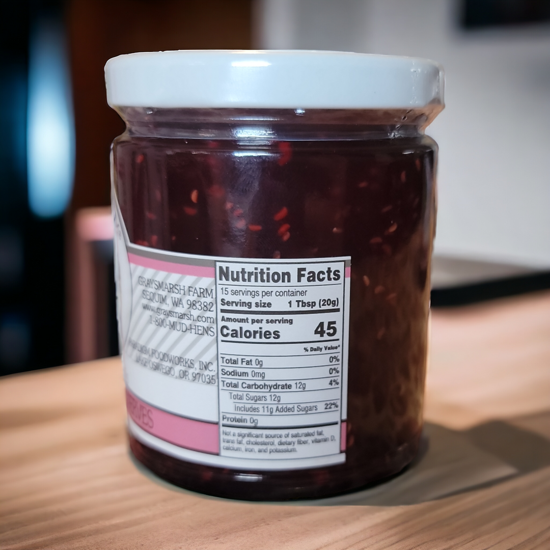 Gourmet Raspberry Lavender Preserve Jam - Herb Infused Spread