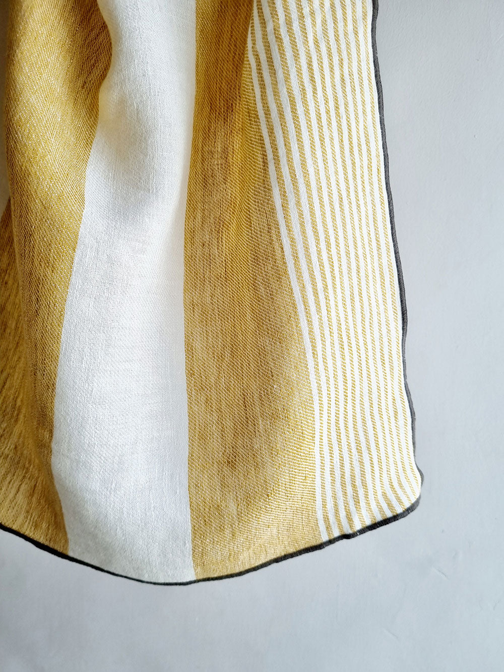 Striped Napkins, Yellow and Ivory