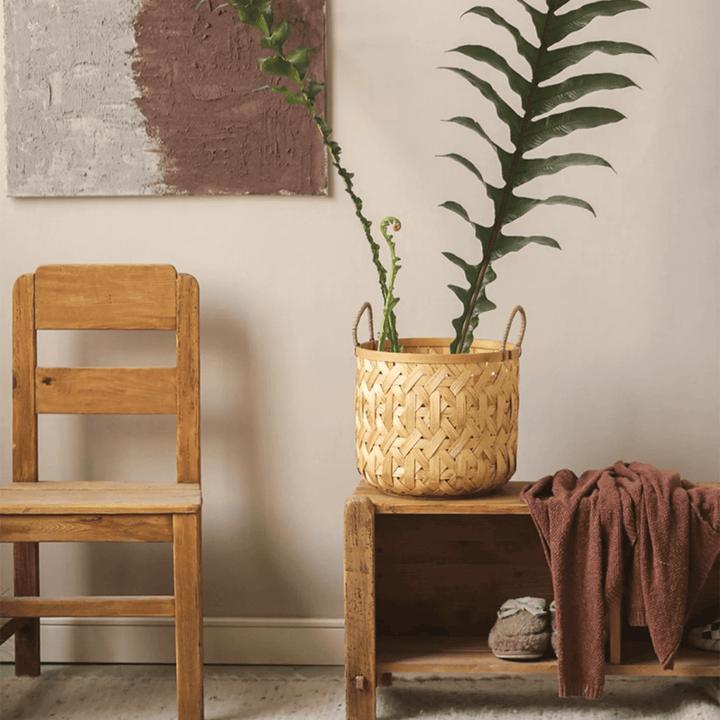 Bamboo Woven Storage Basket