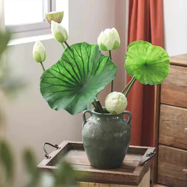 Artificial Lotus Flower and Seedpod