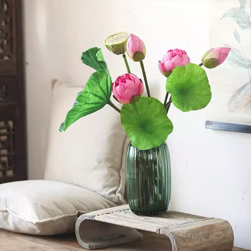 Artificial Lotus Flower and Seedpod