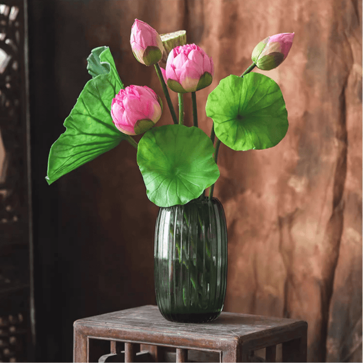 Artificial Lotus Flower and Seedpod