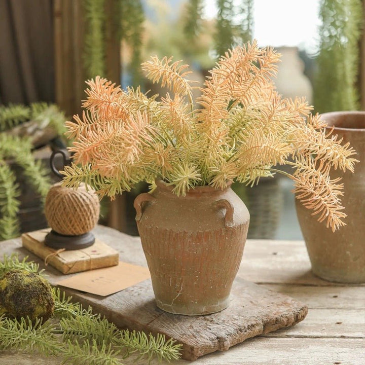 Faux Pine Leaf Stem 17.7" Tall