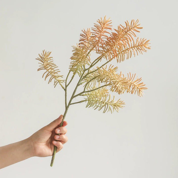 Faux Pine Leaf Stem 17.7" Tall