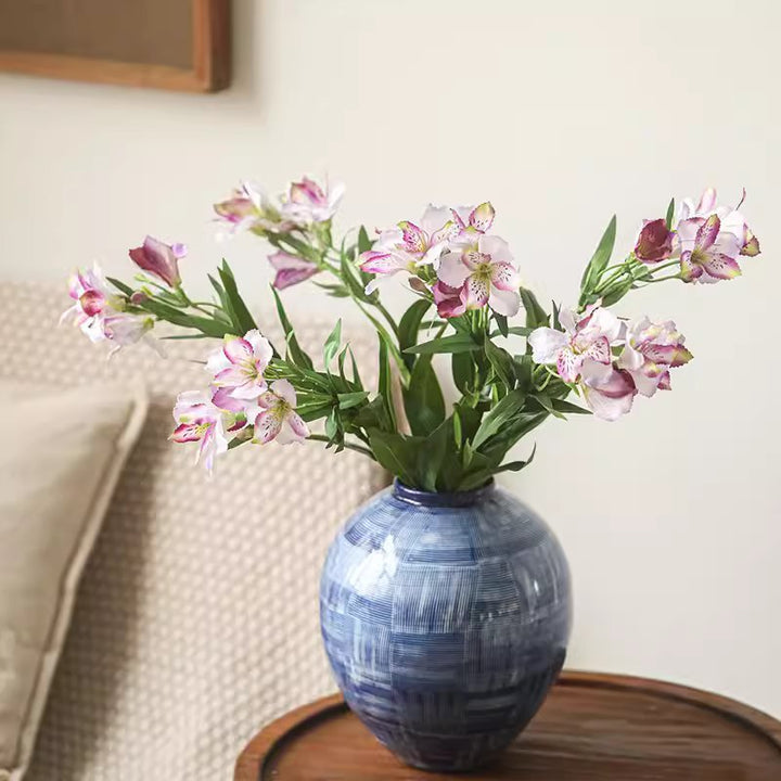 Artificial Peruvian Lily Stem 29.5" Tall