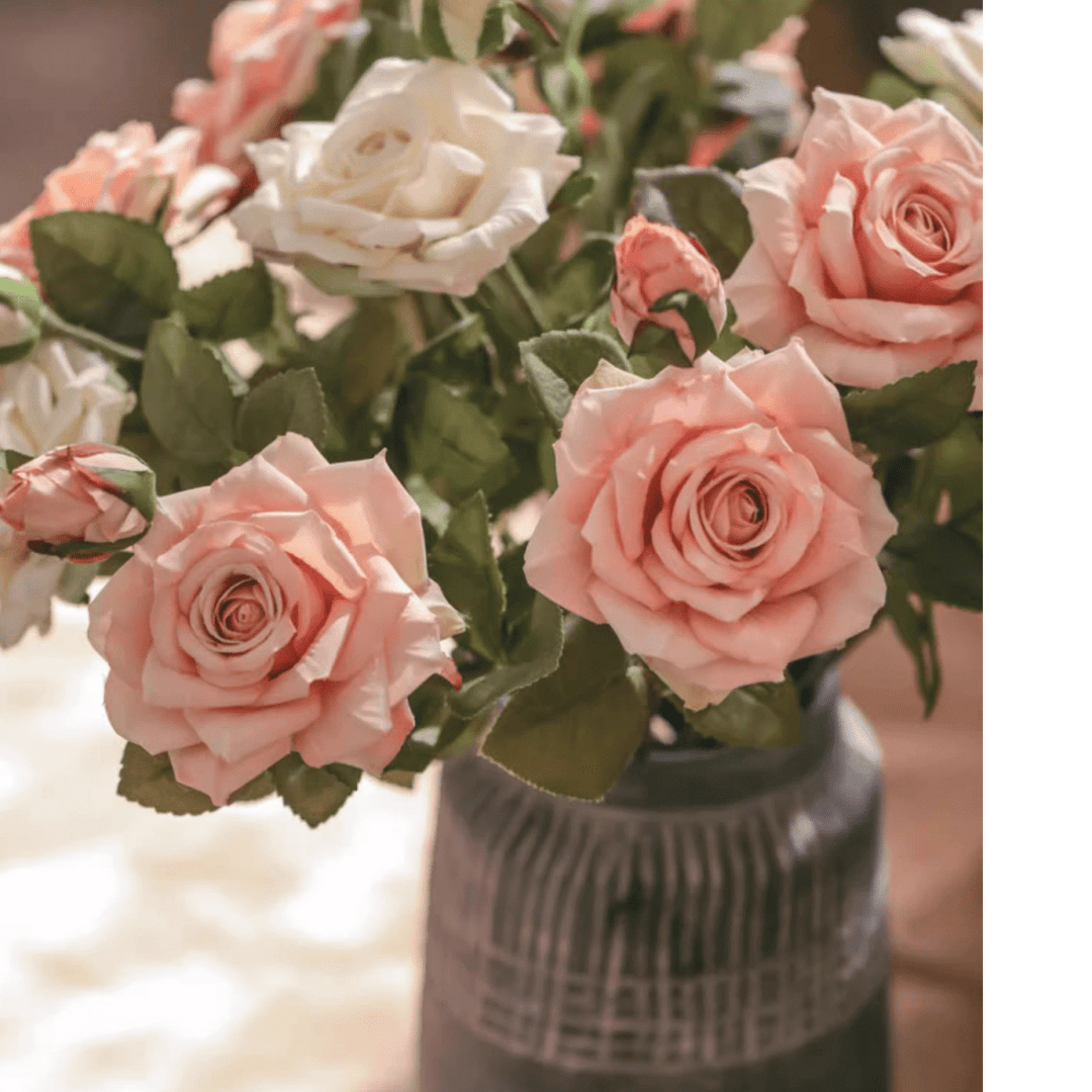 Rolled Edge American Rose Stem 18" Tall