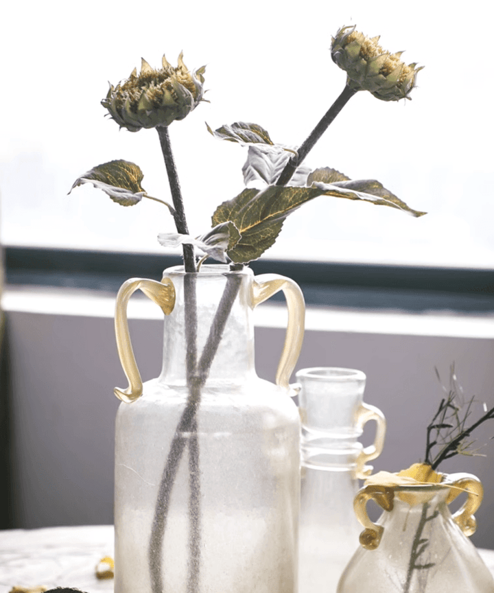 Artificial Small Head Sunflower Stem 23.6" Tall
