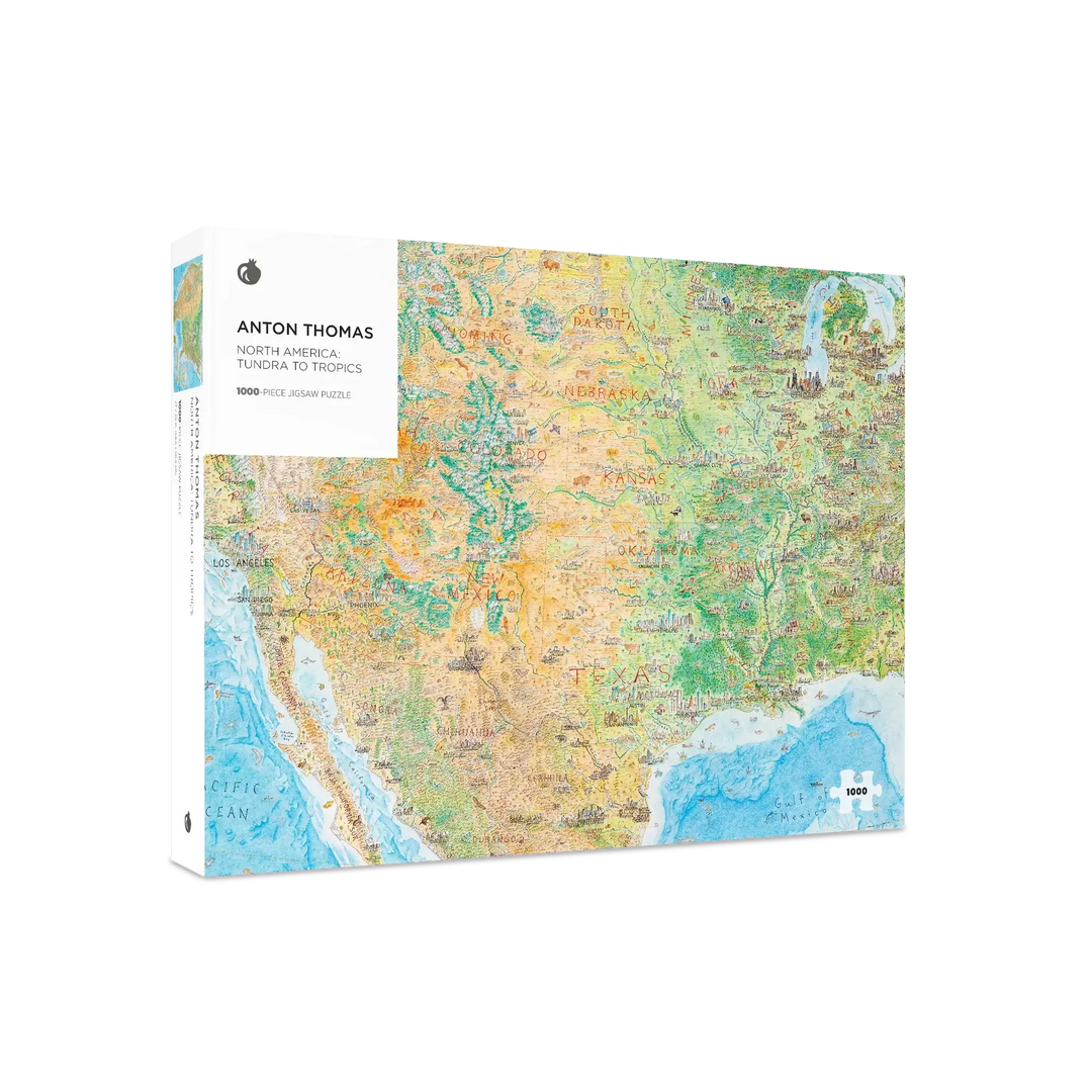 North America: Tundra To Tropics 1000 Piece Jigsaw Puzzle Pomegranate