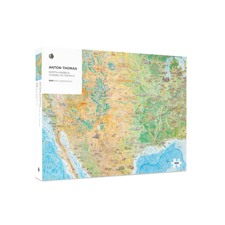North America: Tundra To Tropics 1000 Piece Jigsaw Puzzle Pomegranate