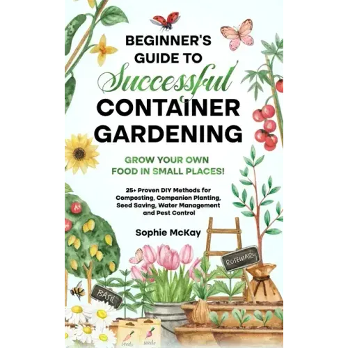 Beginner's Guide to Successful Container Gardening: Grow Your Own Food in Small Places! 25+ Proven DIY Methods for Composting, Companion Planting, See