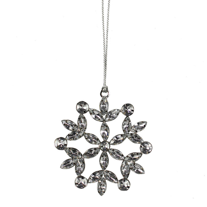 Beaded Snowflake and Star Christmas Ornaments