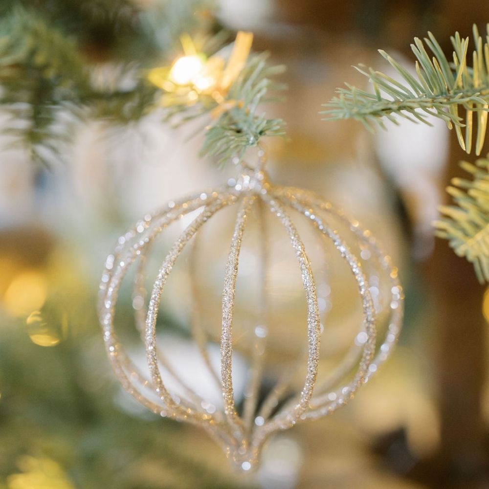 4" Champagne Assorted Ornament
