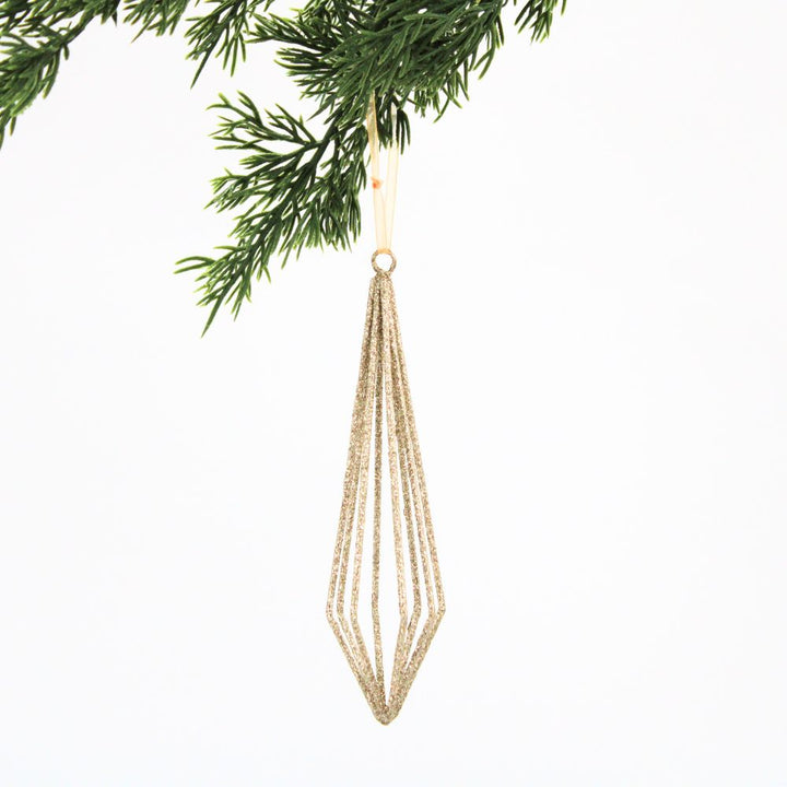 6.7" Champagne Assorted Ornament
