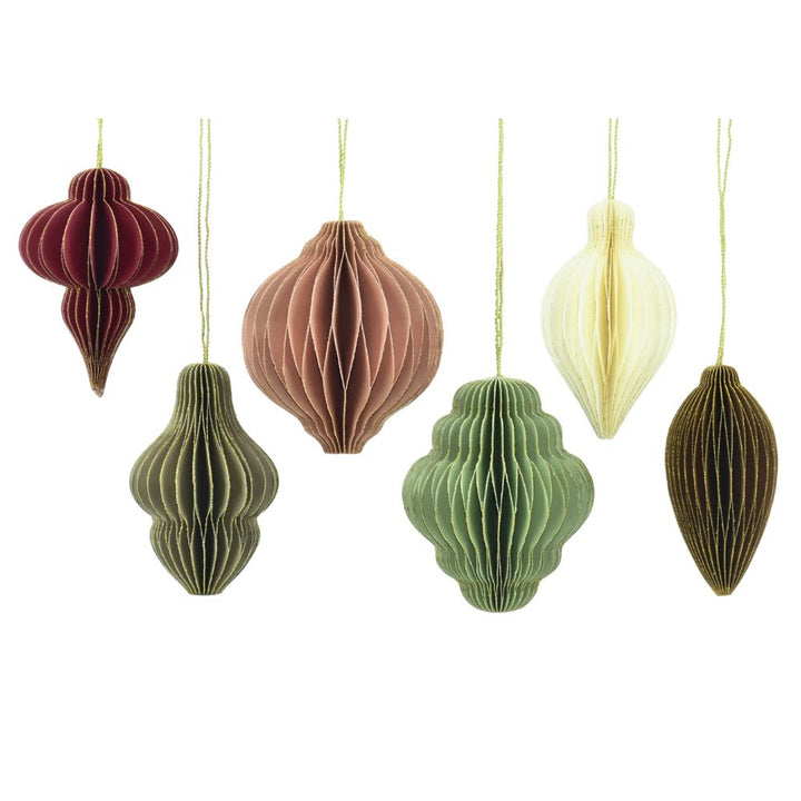 3" Paper Honeycomb Assorted Ornament