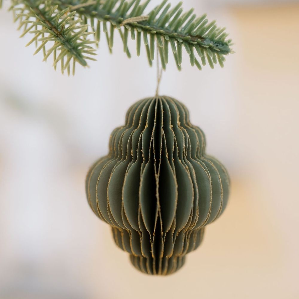 3" Paper Honeycomb Assorted Ornament