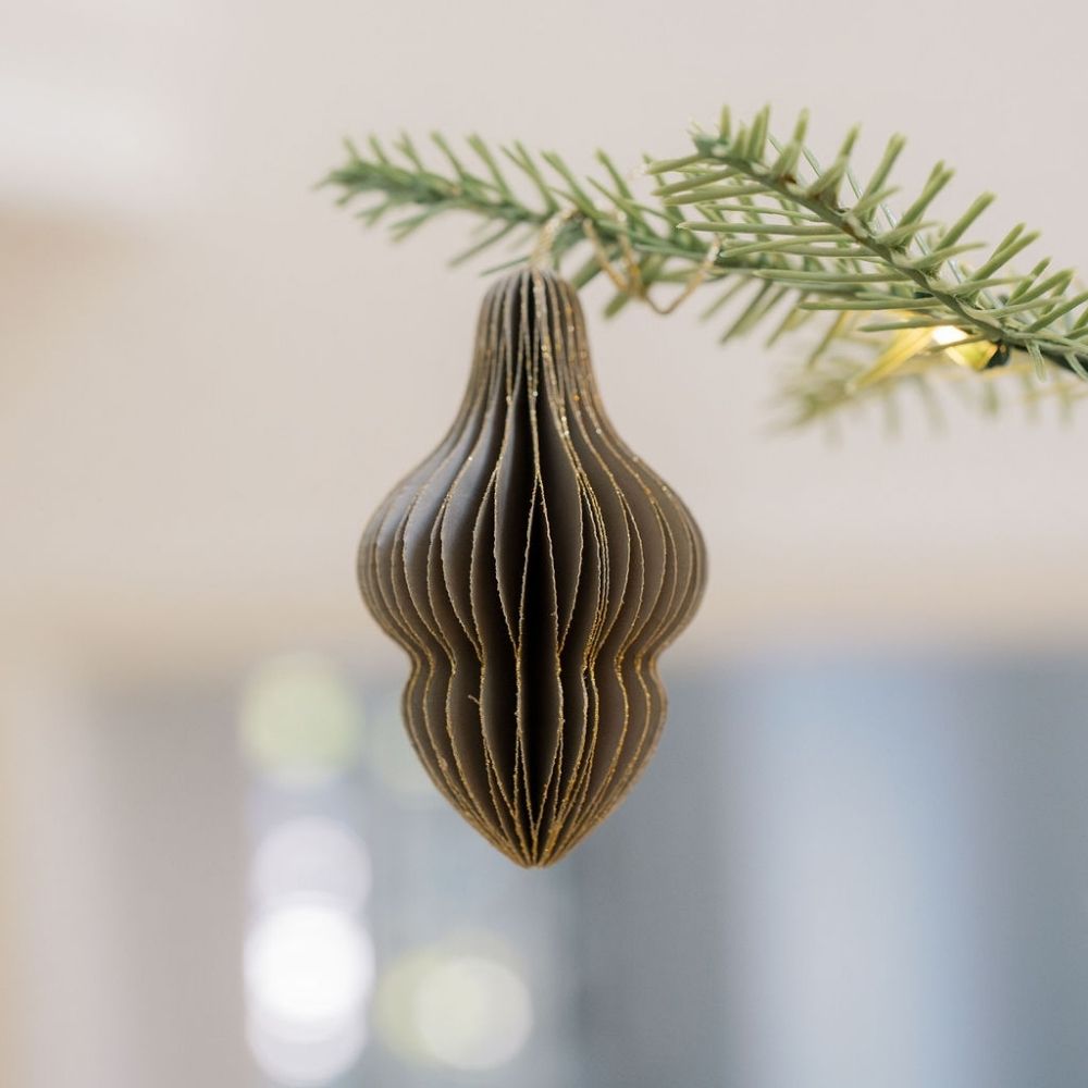 3" Paper Honeycomb Assorted Ornament